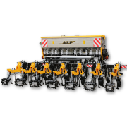 Cultivator / prasitoare ALP 7 sectii 1X600 litri cu fertilizare INOX cadrul rabatabil