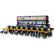 12. Cultivator / prasitoare ALP 9 sectii 1×900 litri cu fertilizare inox cadrul rabatabil