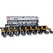 12. Cultivator / prasitoare ALP 9 sectii 1×900 litri cu fertilizare inox cadrul rabatabil