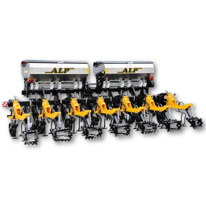 Cultivator / prasitoare ALP 7 sectii 2x330 litri cu fertilizare INOX