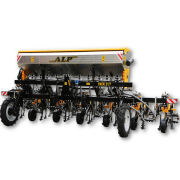 Cultivator / prasitoare ALP 7 sectii 1X600 litri cu fertilizare INOX cadrul rabatabil