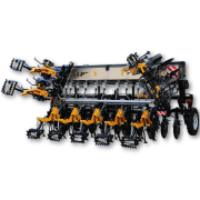 12. Cultivator / prasitoare ALP 9 sectii 1×900 litri cu fertilizare inox cadrul rabatabil