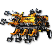 Cultivator / prasitoare ALP 7 sectii 1X600 litri cu fertilizare cadrul rabatabil