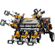 Cultivator / prasitoare ALP 7 sectii 1X600 litri cu fertilizare INOX cadrul rabatabil