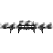 Sapa rotativa ALP 9 m cu cadrul rabatabil si roti de sprijin