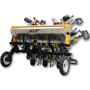Cultivator / prasitoare ALP 7 sectii 1X600 litri cu fertilizare INOX cadrul rabatabil